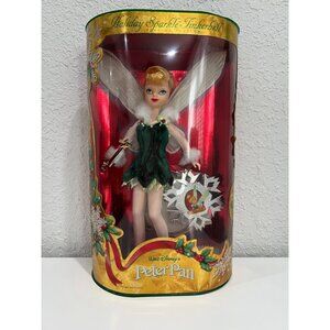 Vintage 1999 Disney Tinker Bell Holiday Sparkle Doll NIB Special Edition Mattel